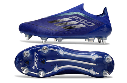 Chuteira Adidas F50 X Laceless Campo SG - Azul