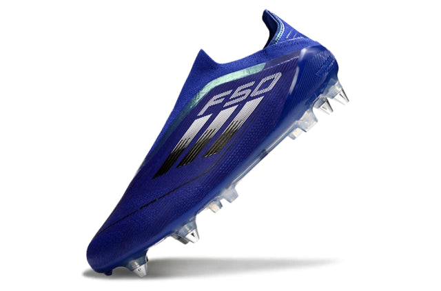 Chuteira Adidas F50 X Laceless Campo SG - Azul