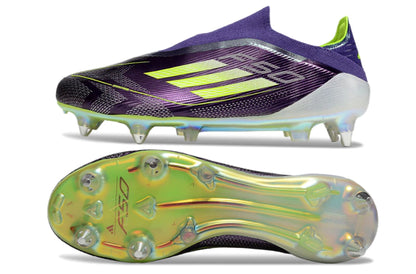 Chuteira Adidas F50 X Laceless Campo SG - Branco/Roxo