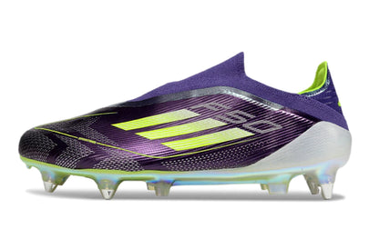 Chuteira Adidas F50 X Laceless Campo SG - Branco/Roxo