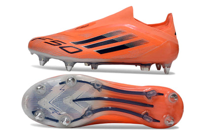 Chuteira Adidas F50 X Laceless Campo SG - Laranja
