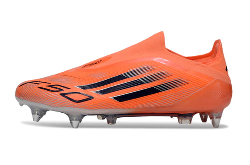 Chuteira Adidas F50 X Laceless Campo SG - Laranja