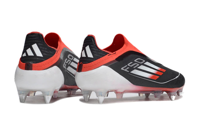 Chuteira Adidas F50 X Laceless Campo SG - Preto/Vermelho