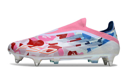 Chuteira Adidas F50 X Laceless Campo SG - Rosa