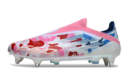 Chuteira Adidas F50 X Laceless Campo SG - Rosa