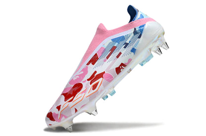 Chuteira Adidas F50 X Laceless Campo SG - Rosa