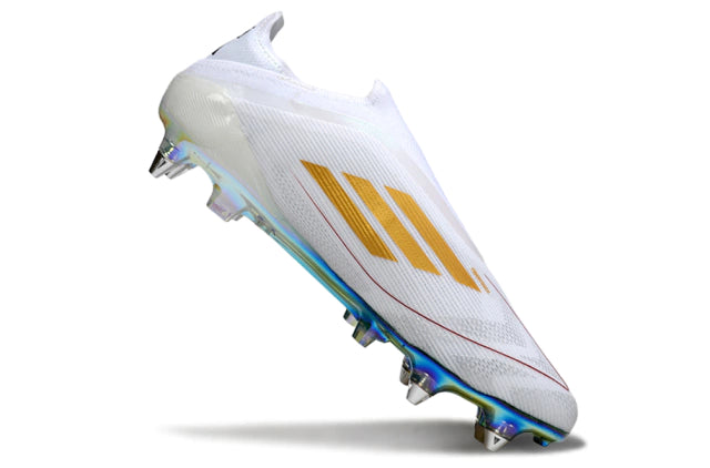 Chuteira Adidas F50 X Laceless Campo SG - Verde/Azul
