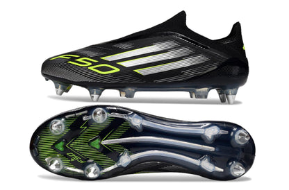 Chuteira Adidas F50 X Laceless Campo SG - Verde/Preto