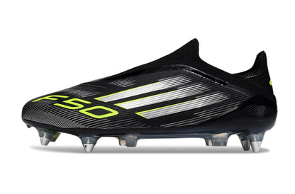 Chuteira Adidas F50 X Laceless Campo SG - Verde/Preto