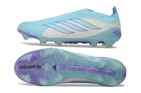 Chuteira Adidas Predator Laceless 26 Elite FG - Azul