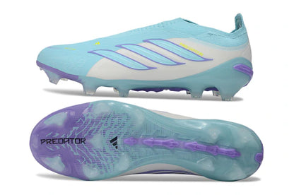 Chuteira Adidas Predator Laceless 26 Elite FG - Azul