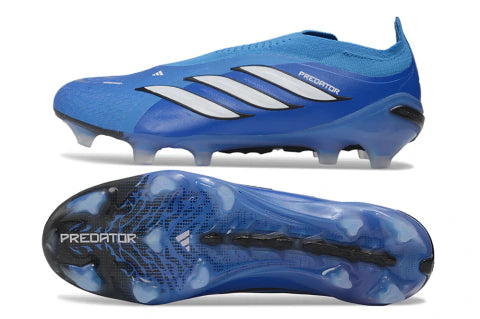 Chuteira Adidas Predator Laceless 26 Elite FG - Azul