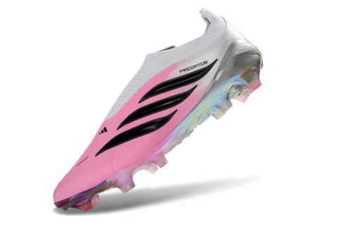 Chuteira Adidas Predator Laceless 26 Elite FG - Rosa