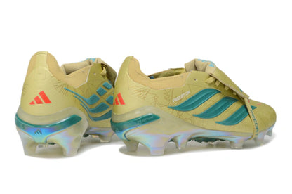 Chuteira Adidas Predator Tongue 26 Elite FG - Dourada