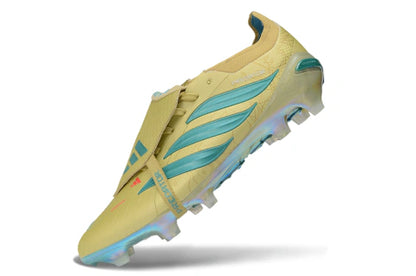 Chuteira Adidas Predator Tongue 26 Elite FG - Dourada
