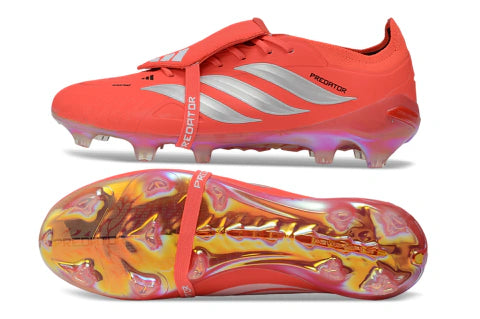 Chuteira Adidas Predator Tongue 26 Elite FG - Laranja