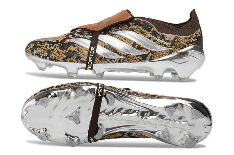Chuteira Adidas Predator Tongue 26 Elite FG - Marrom