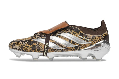 Chuteira Adidas Predator Tongue 26 Elite FG - Marrom