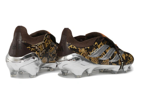 Chuteira Adidas Predator Tongue 26 Elite FG - Marrom