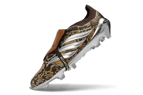 Chuteira Adidas Predator Tongue 26 Elite FG - Marrom