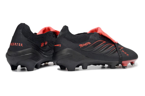 Chuteira Adidas Predator Tongue 26 Elite FG - Preto