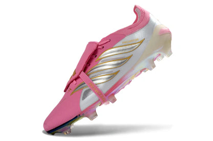 Chuteira Adidas Predator Tongue 26 Elite FG - Rosa