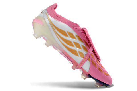 Chuteira Adidas Predator Tongue 26 Elite FG - Rosa