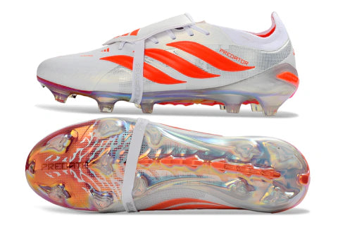 Chuteira Adidas Predator Tongue 26 Elite FG - Branco