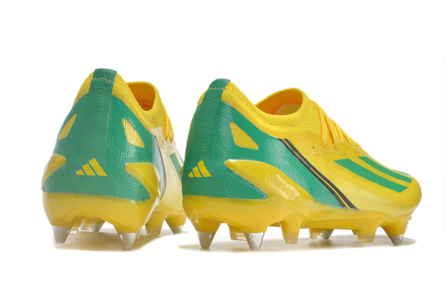 Chuteira Adidas X CrazyFast.1 SG - Amarelo/Verde R$599,99