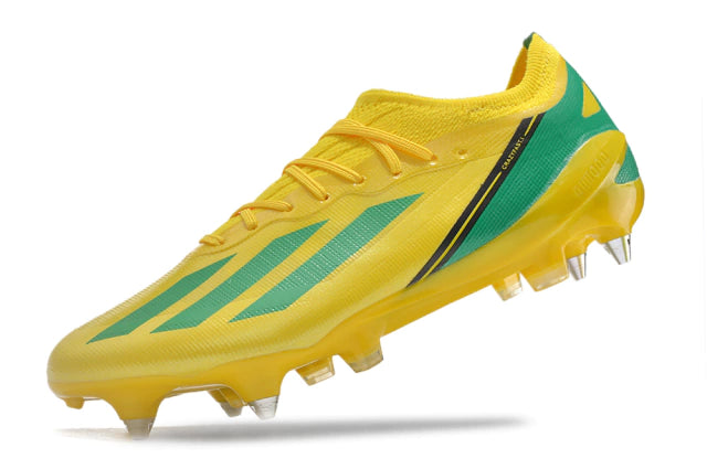 Chuteira Adidas X CrazyFast.1 SG - Amarelo/Verde R$599,99
