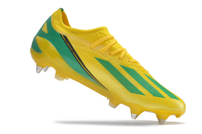 Chuteira Adidas X CrazyFast.1 SG - Amarelo/Verde R$599,99