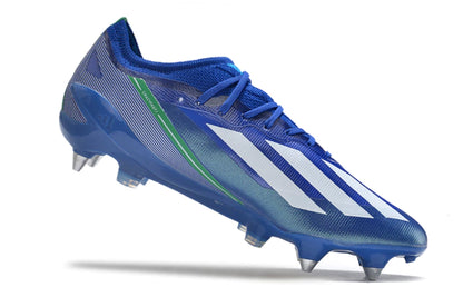 Chuteira Adidas X CrazyFast.1 SG - Azul/Branco