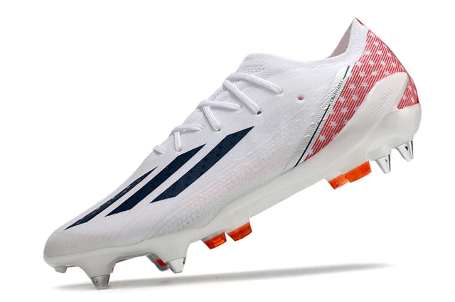 Chuteira Adidas X CrazyFast.1 SG - Bracno/Vermelho