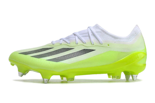 Chuteira Adidas X CrazyFast.1 SG - Verde/Branco