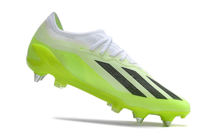 Chuteira Adidas X CrazyFast.1 SG - Verde/Branco
