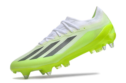Chuteira Adidas X CrazyFast.1 SG - Verde/Branco