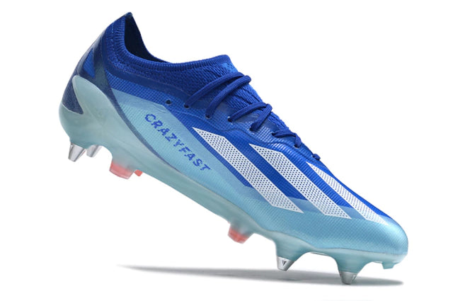 Chuteira Adidas X CrazyFast.1 SG "Marine Rush Pack"
