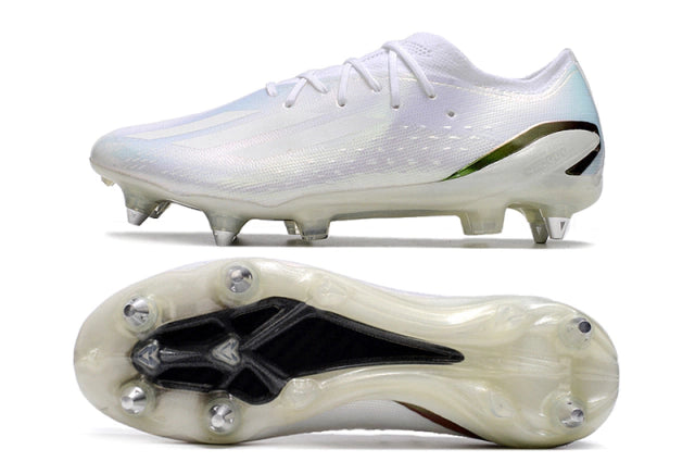 Chuteira Adidas X Speedportal.1 SG - Branco/Preto