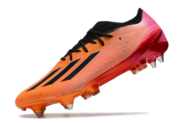 Chuteira Adidas X Speedportal.1 SG - Laranja/Rosa