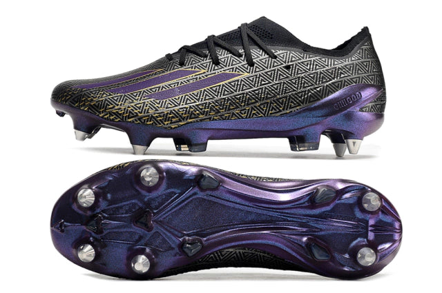 Chuteira Adidas X Speedportal.1 SG - Preto/Roxo
