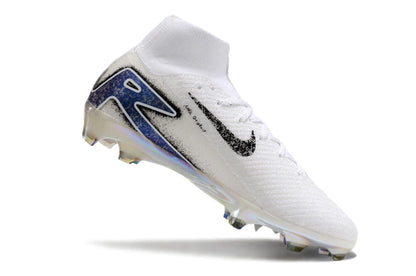 Chuteira Nike Air Zoom Mercurial Superfly 10 Elite Campo - Branco/Preto