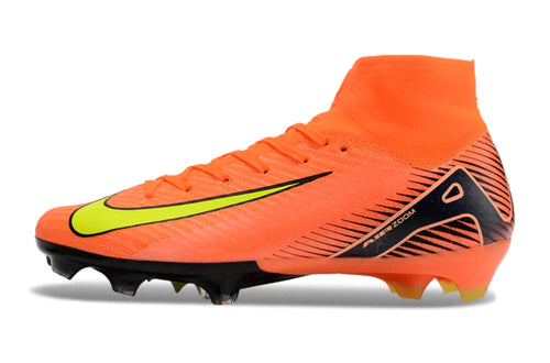 Chuteira Nike Air Zoom Mercurial Superfly 10 Elite Campo - Laranja/Amarelo