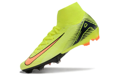 Chuteira Nike Air Zoom Mercurial Superfly 10 Elite Campo - Verde/Laranja