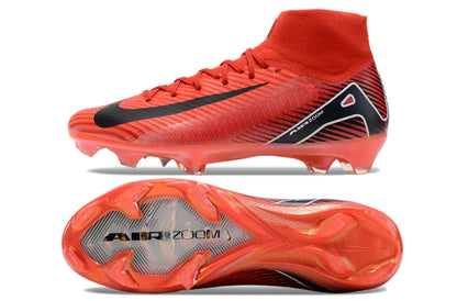 Chuteira Nike Air Zoom Mercurial Superfly 10 Elite Campo - Vermelho/Preto