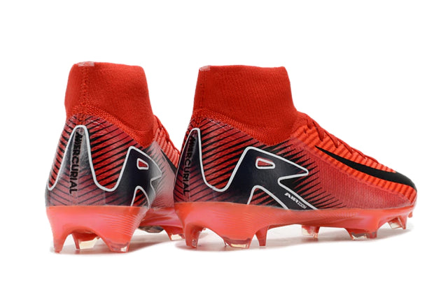 Chuteira Nike Air Zoom Mercurial Superfly 10 Elite Campo - Vermelho/Preto