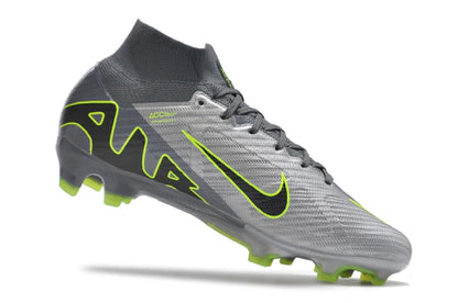 Chuteira Nike Air Zoom Mercurial Superfly 9 Elite - Cinza/Verde