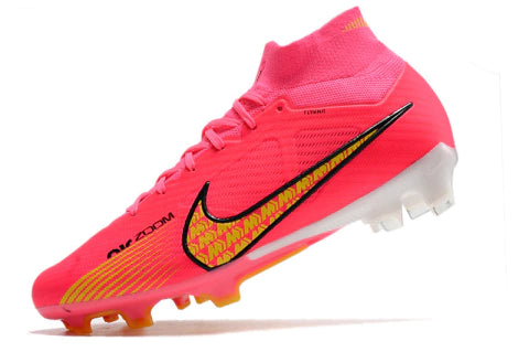 Chuteira Nike Air Zoom Mercurial Superfly 9 Elite - Rosa/Amarelo