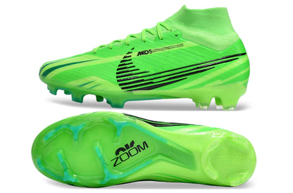 Chuteira Nike Air Zoom Mercurial Superfly 9 Elite Campo - Verde/Preto