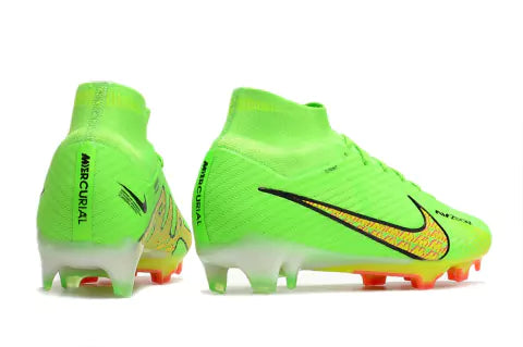 Chuteira Nike Air Zoom Mercurial Superfly 9 Elite FG - Verde/Amarelo