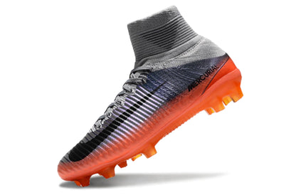 Chuteira Nike Mercurial Superfly 5 Elite Campo - Cinza/Laranja